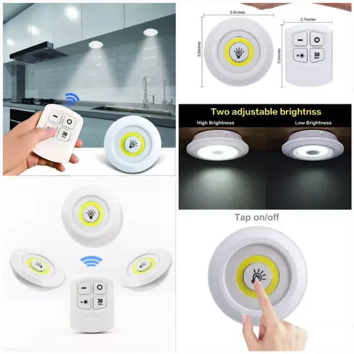 Wireless LED Under Cabinet Light with Remote